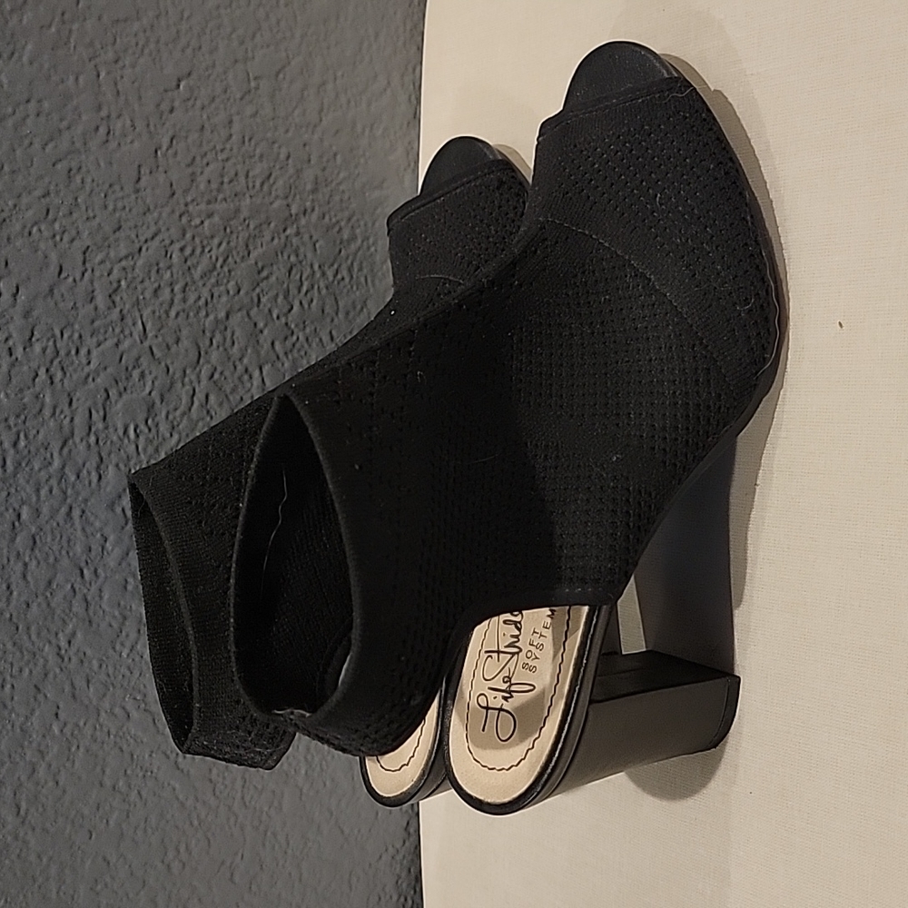 Sock style heels